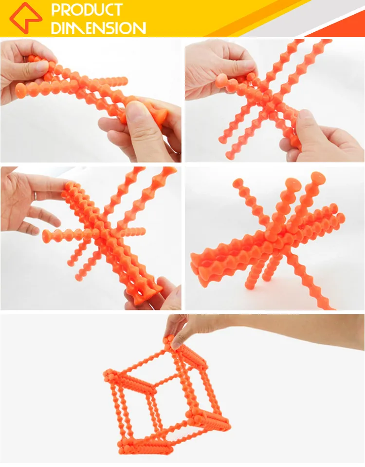 Wholesale Montessori Educational 80PCS Plastic Bamboo Building Blocks Toys for Kids
