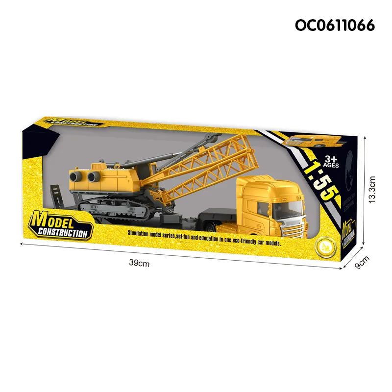 Wholesale Children Miniature Scale Construction Friction Kids Plastic Toy Car Model