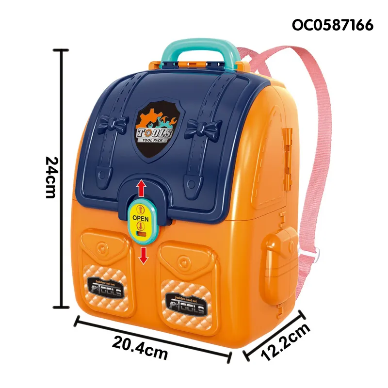 Boys Backpack Construction Repair Tool Play Set Toys for Kids No Reviews Yet