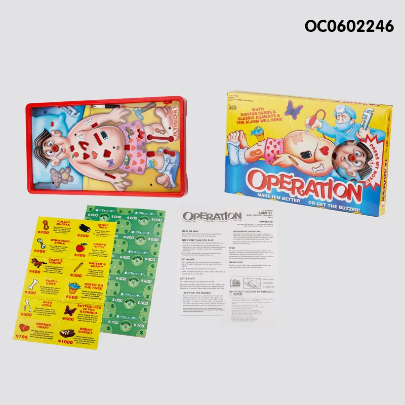 Multiplayer Interactive 2022 Toys and Games Plastic Pretend Educational Montessori Doctor Toy for Kids