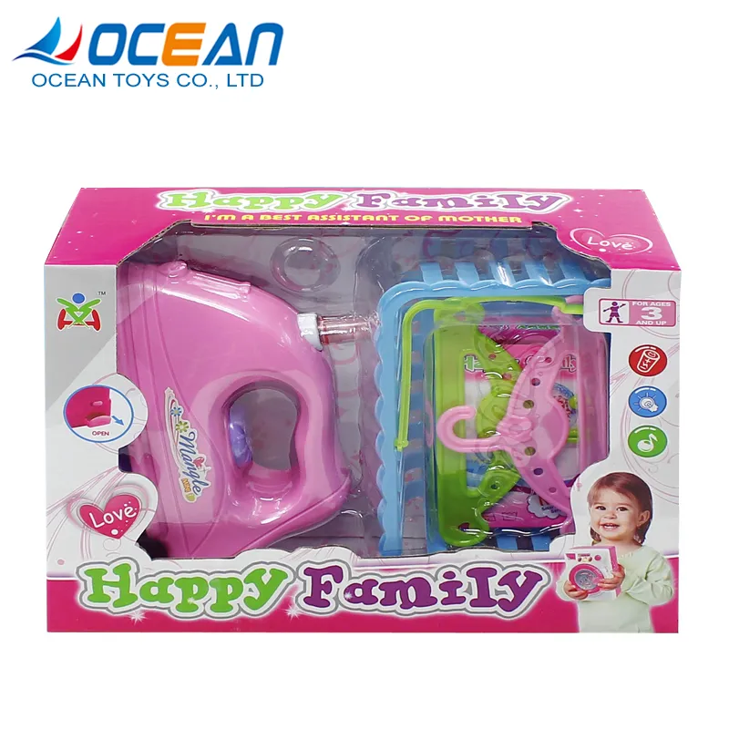 Home Pretend Play Plastic Cleaning Cart Vacuum Cleaner Trolley Tools Toy for Kids