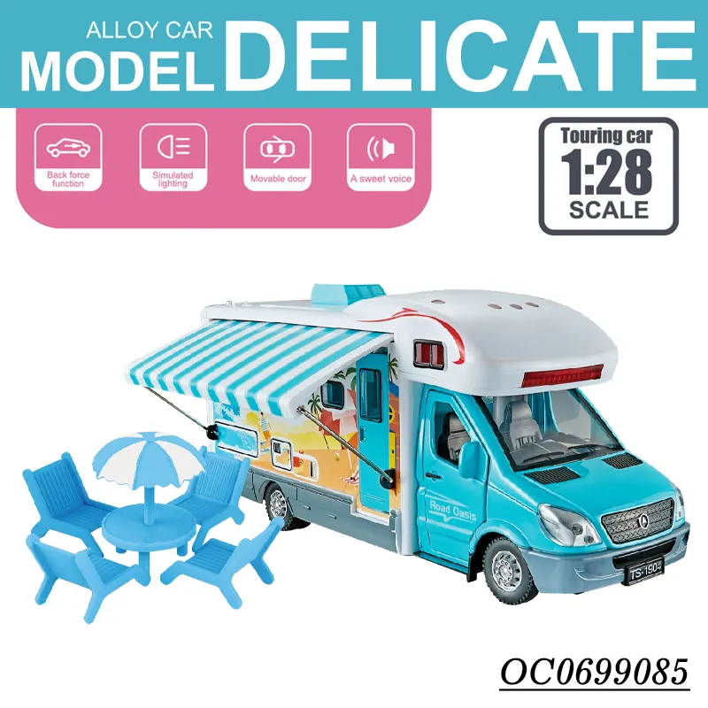 Wholesale 1: 24 Scale Die Cast Metal Truck Alloy Metal Small Car Diecast Car Toys with Light Sound