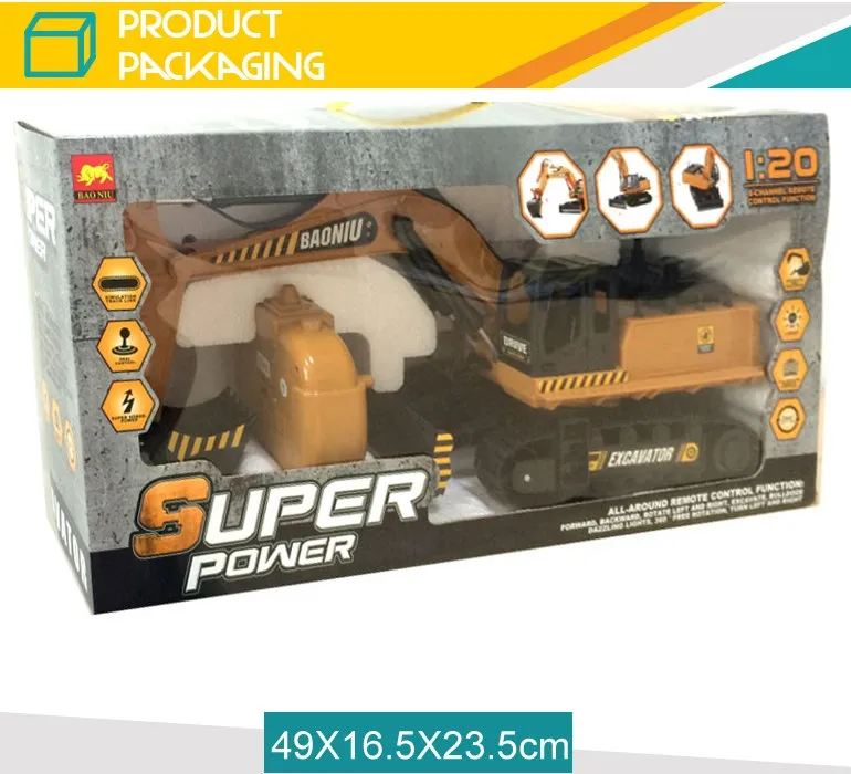 High Quality Children Educational Excavator Toy Remote Control Trucks