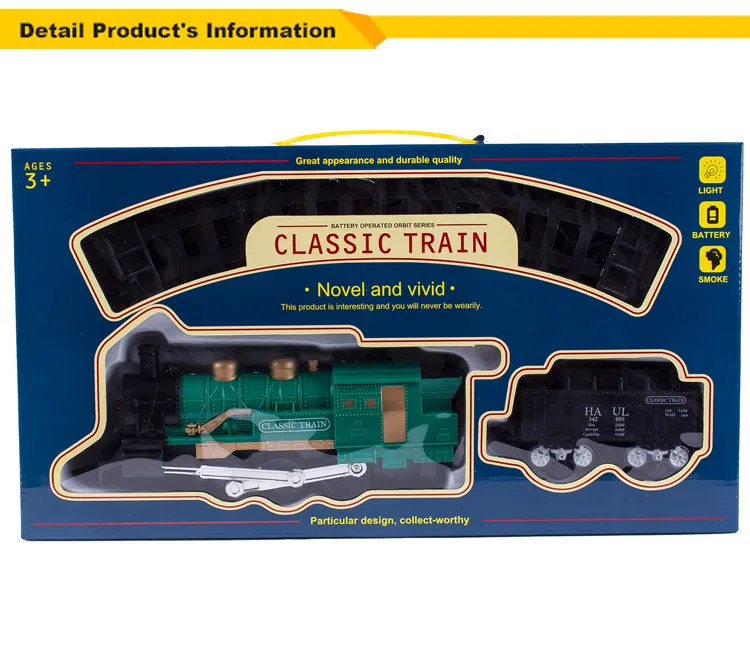 Other Classic Toys Boys Flexible Mini Pieces Train Set Electric Toy with Track Set