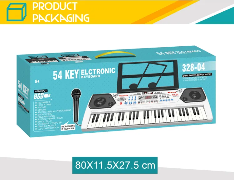 Wholesale Interactive Musical Plastic Piano Toy Keyboard Music Electronic Organ
