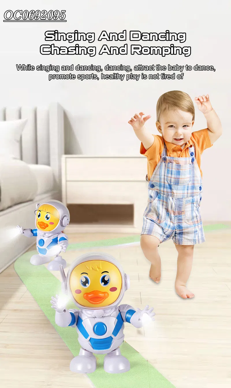 Wholesale Battery Operated Dancing Intelligent Smart Robot with Light and Music
