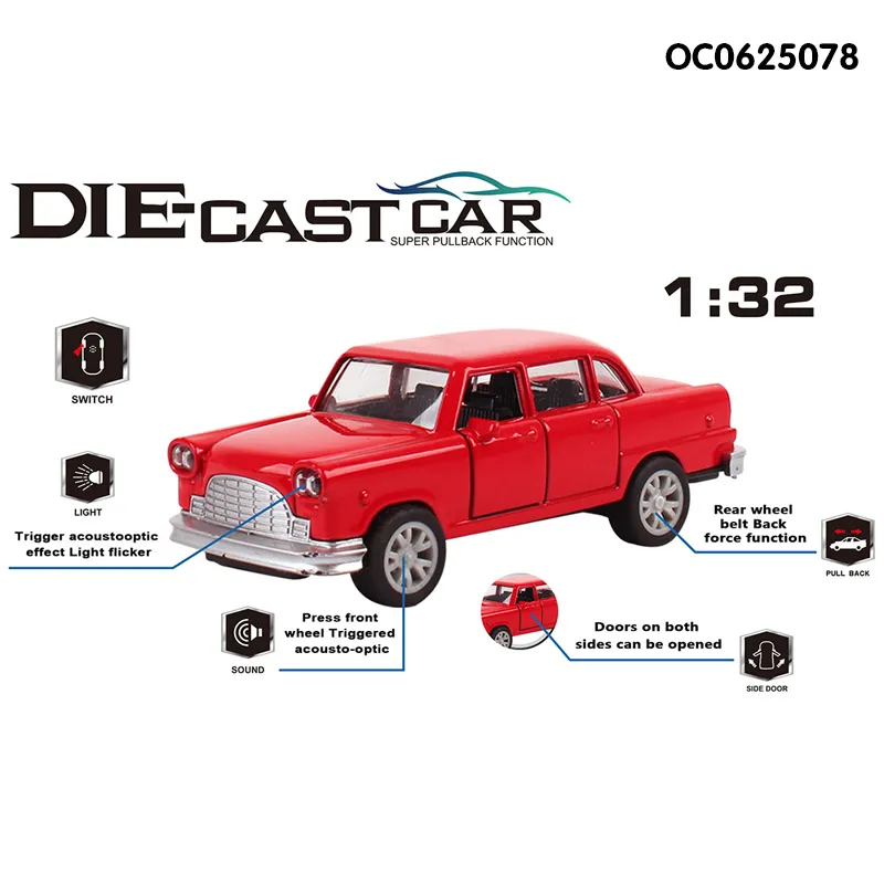 Wholesale Children Metal Model Vehicles Diecast 1: 32 Scale Diecast Car