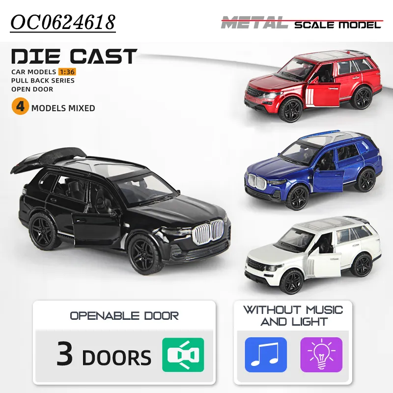 Wholesale Alloy Classic Diecast Mini Metal Car Toys 1: 36 Model Models Toy