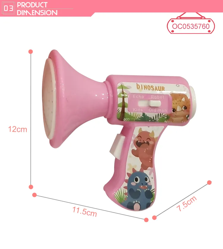 Wholesale Small Portable Plastic Montessori Sensory Toys Instrument Trumpet for Kids