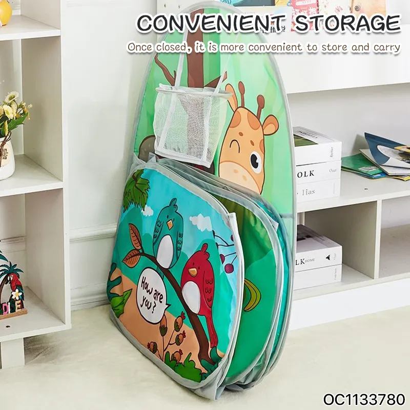 Wholesale Indoor Family Child Cartoon Animals Design Portable Foldable Pop up Play Tent for Kids