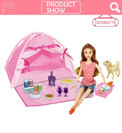 Wholesale Indoor Family Child Baby Doll Sets Kids Play Tent