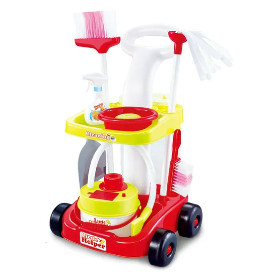 Wholesale Kids Plastic House Battery Operation Plastic Cleaning Educational Toy