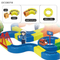 Custom New Trending Creative Building Blocks Toy Set OEM Racing Car Assemble Flexible Track Toy for Kids Colorful Children Gift
