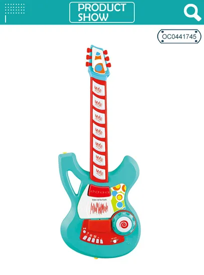 Wholesale Plastic Musical Instruments Electric Kids Music Toy Guitar for Children