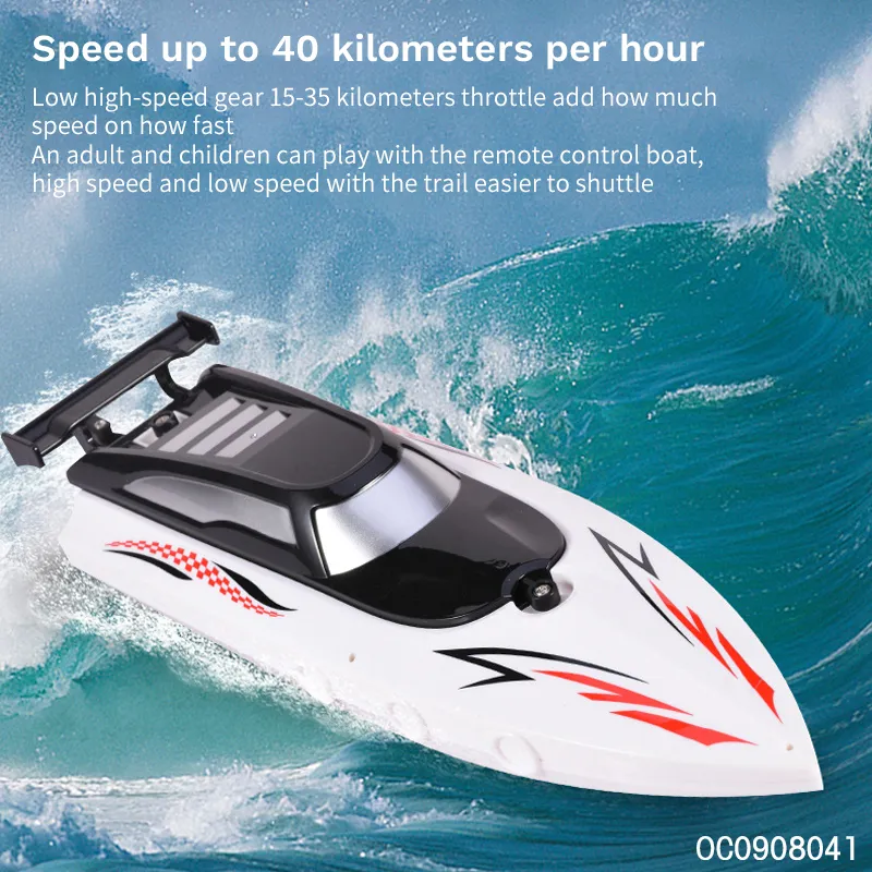 Wholesale 1: 36 40km/H Remote Control High Speed Toy Speed Ship Fast RC Racing Sports Radio Control Boat