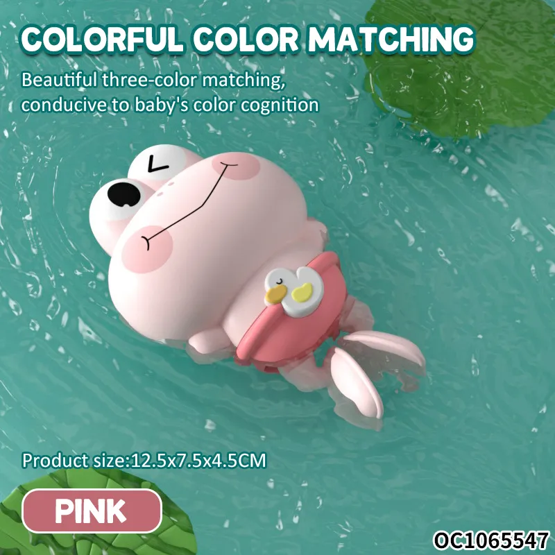 Wholesale Plastic Children Frog Baby Kids Summer Bath Water Swimming Baby Bath Toys for Kids