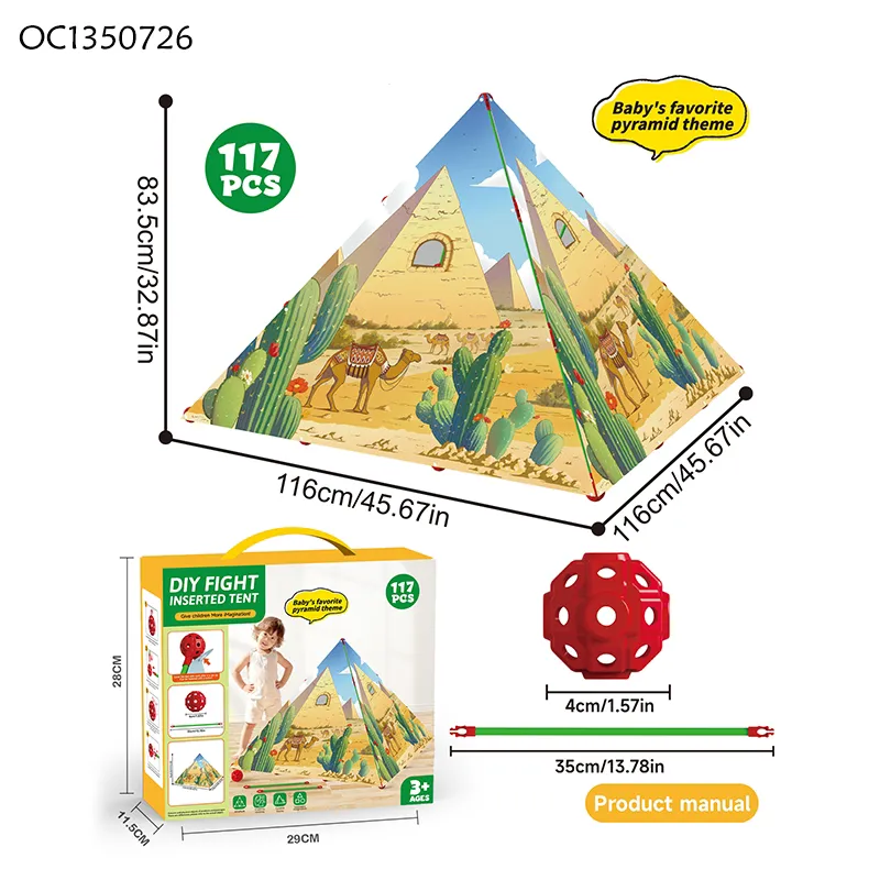 Wholesale Baby Tent Kids Creative Products Games Custom DIY Building Blocks Toys Playhouse for Kids Indoor