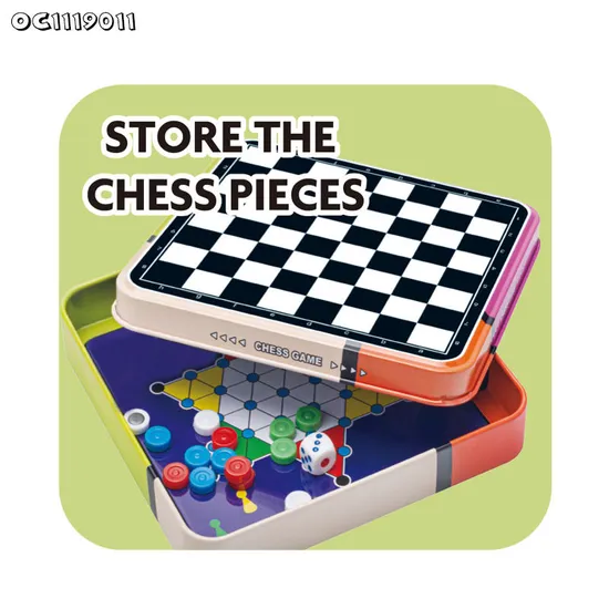 Wholesale Family Funny 4 In1 Educational Chess Board Magnetic Chess Board Games for Kids
