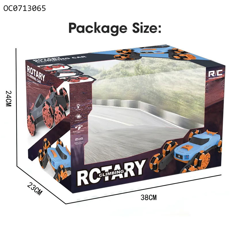 6 Wheels Twist 360 Degres Stunt Rolling Racing Remote Control Stunt Toy Car for Kids