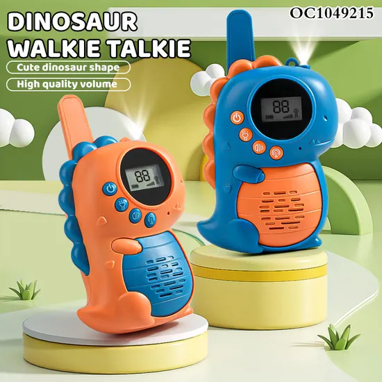 Portable Wireless Handheld Interphone Interactive Plastic Dinosaur Walkie Talkie Child Toy Electric for Kidchildren