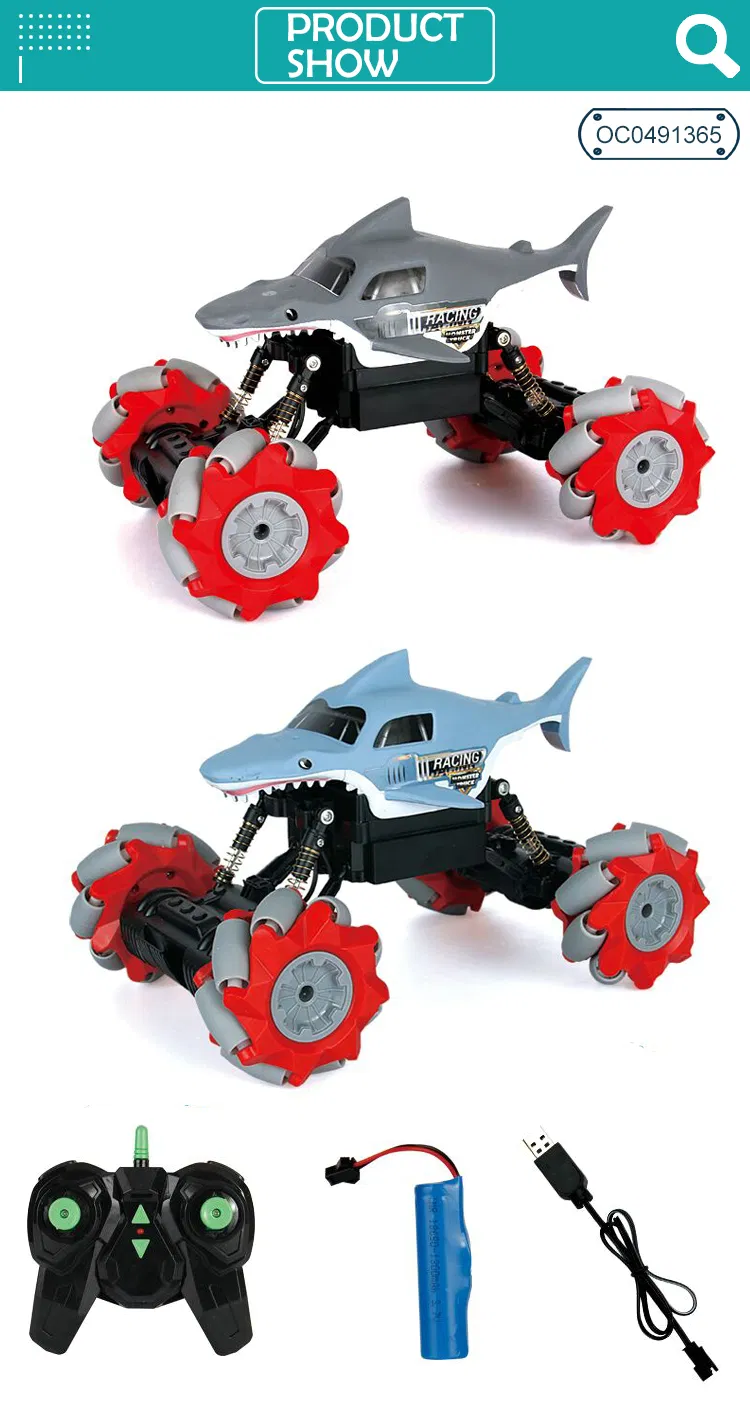 7 Channels Drift Stunt Shark off Road Remote Control RC Car for Kids