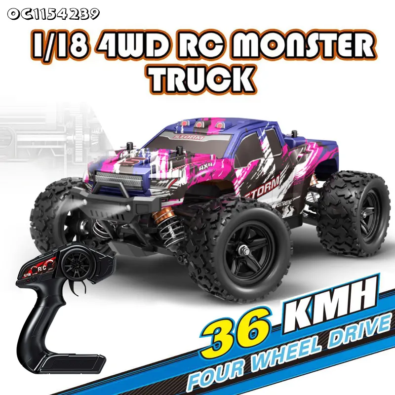 Big RC Car Model 1: 18 High Speed off Road High Speed with Remote Control 4WD Car