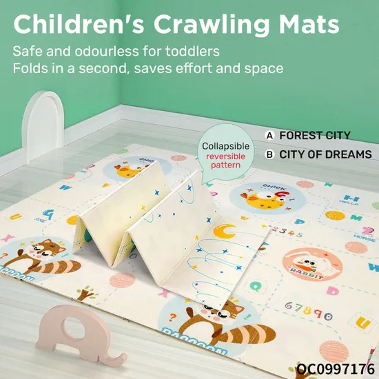 High Quality Safe Soft Crawling Flooring Training Foldable Kids Mats