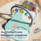 Portable Baby Activity Gym Play Mat with Hanging Toys for Baby 6-12 Months with Light up Musical Keyboard Fidget