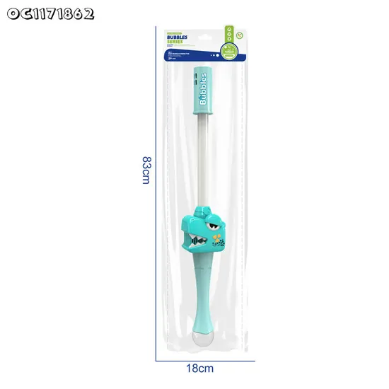 Electric LED Liqht up Dinosaur Shape Soap Bubble Wand Toys for Children New Model Dinosaur Bubble Gun with 8omlbubble Solution