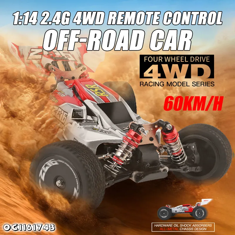 off Road Vehicle Alloy 1: 14 Remote Control RC Stunt Drift Car Toy Racing Game for Kid High Speed