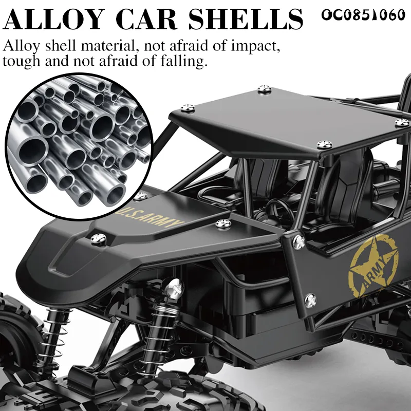 1: 14 Wholesale Stunt off Road 4WD High Speed Remote Control Diecast Toys Metal RC Cars
