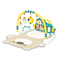 Keyboard Piano Pedal Baby Activity Sensory Play Mat Creative Flooring Crawling Mat with Hanging Rattle Toys