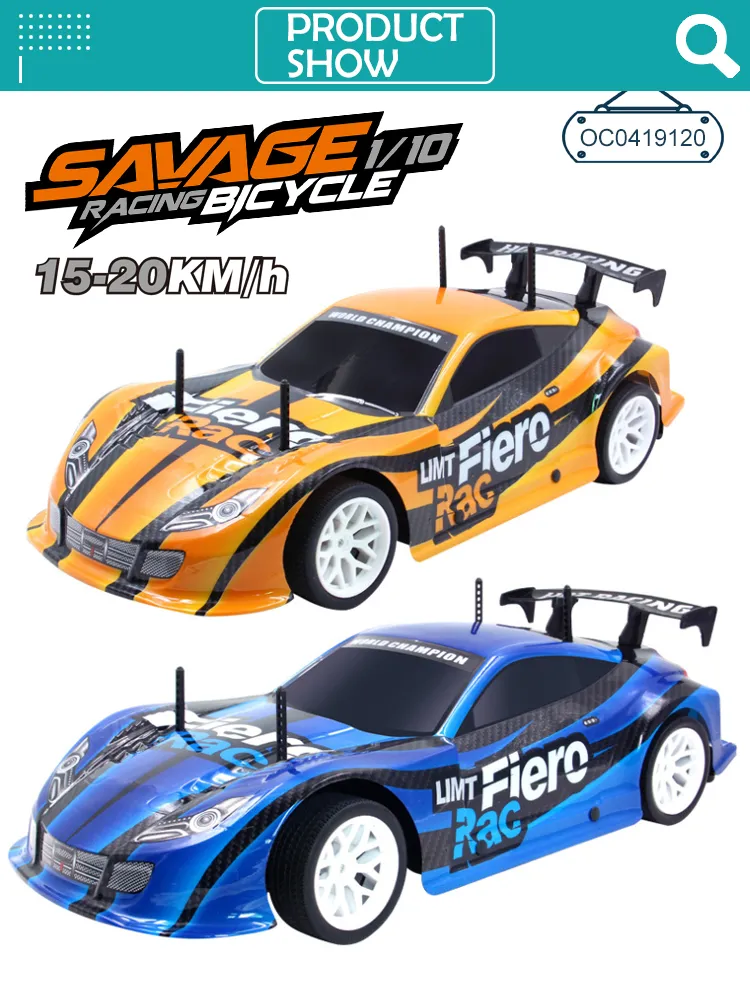 Wholesale 4WD Drift Simulator Fast Racing Parts Remote 1/10 High Speed RC Car for Kids