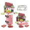 Wholesale Children's Plastic Pretend Role-Play Pink Kitchen Food Toys for Kids