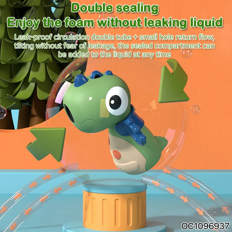 Children New Mode Summer Electronics Item China Bubble Water Dinosaur Bubble Gun Machine Other Outdoor Toys Gun