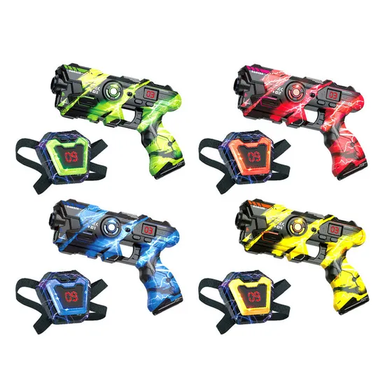 Professional and Combat Vest Wireless Laser Tag Game Interactive Electronic Target Shooting Game Guns Toy