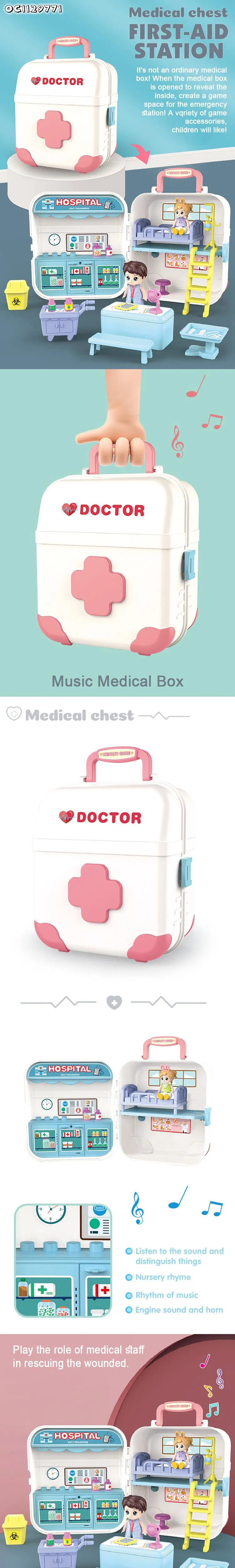 New Educational Plastic Role Play Toy Set Doctor Set for Kids