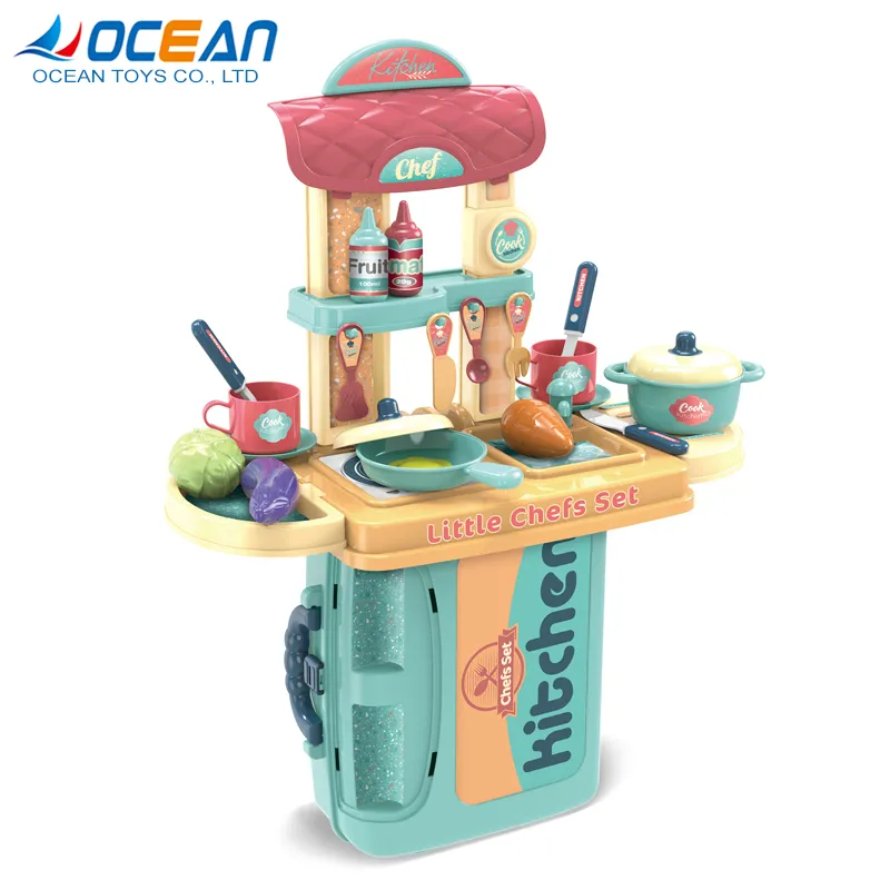 Wholesale Educational Miniature Plastic Children House Play Kitchen Gift Sets