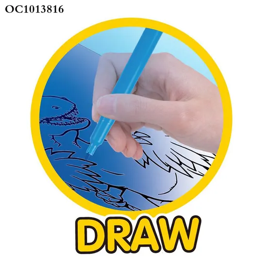 Montessori Lighted up Electronic Magic Erasable Kids Colorful Doodle Board Magnetic Writing Drawing Tablet Toys