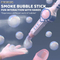 Kids Electronic Toy Smoke Stick Soap Bubble Machine with Light Music