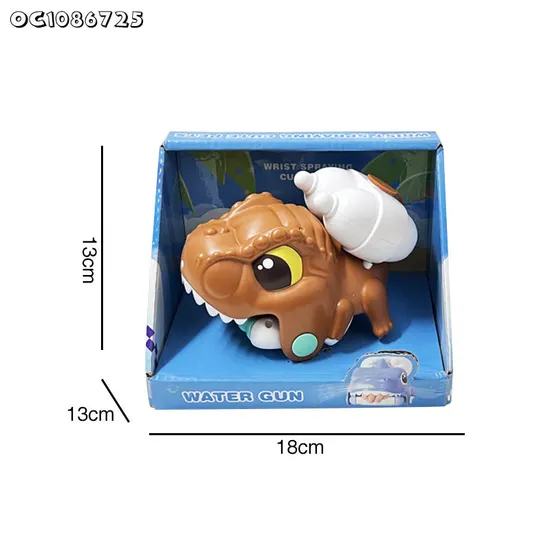 Wholesale Hand Held Water Games Dinosaur Toy Tyrannosaurus Funny Outdoor Summer Shooting Toys Wrist Water Guns for Kids in Bulk