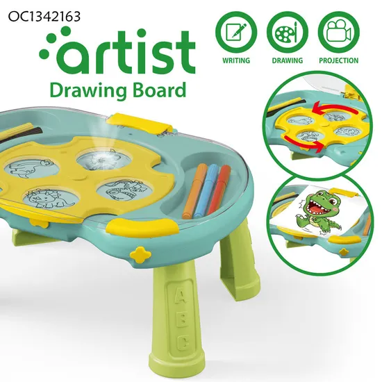 Wholesale Painting Projection LED Art Drawing Table Machine Learning Montessori Educational Popular DIY Toys for Kids