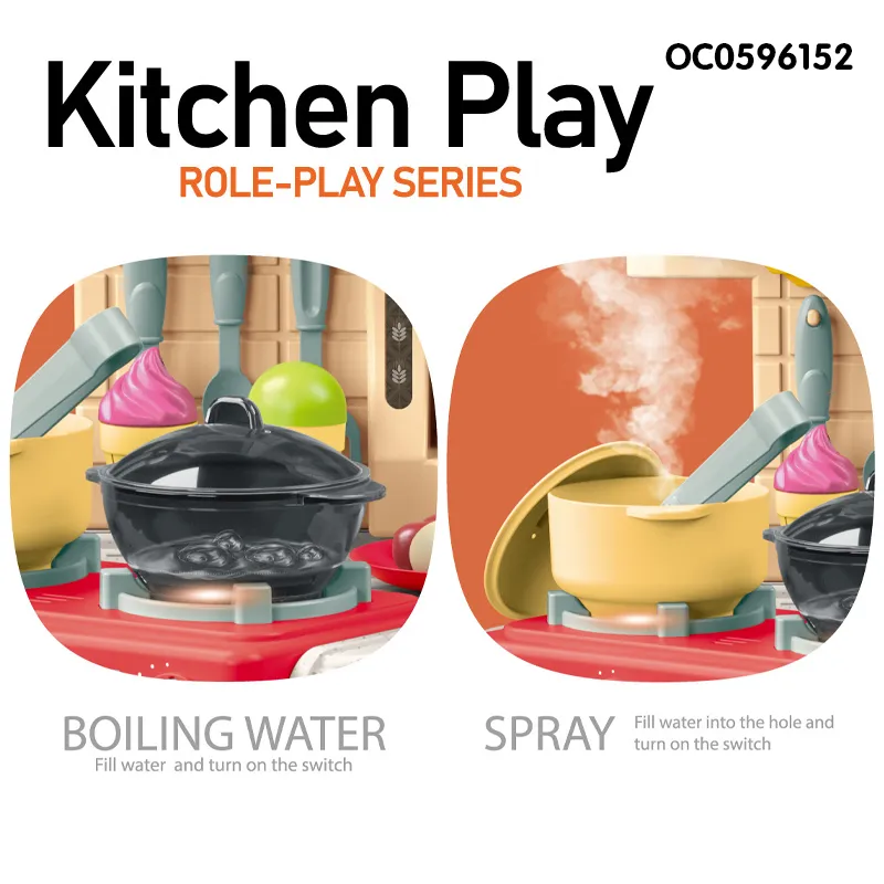 Wholesale Best Pretend Play Large Plastic Children House Kitchen Toy Sets