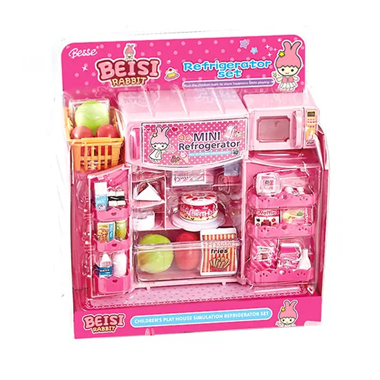 Wholesale Household Mini Children's Plastic Play Set Kitchen Cabinet Toys