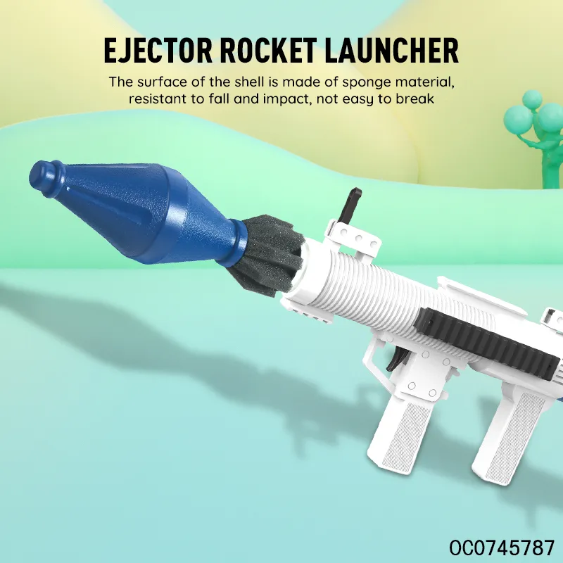 Hot Selling Game Shooting Toys Bullet Rocket Toy Gun for Boys