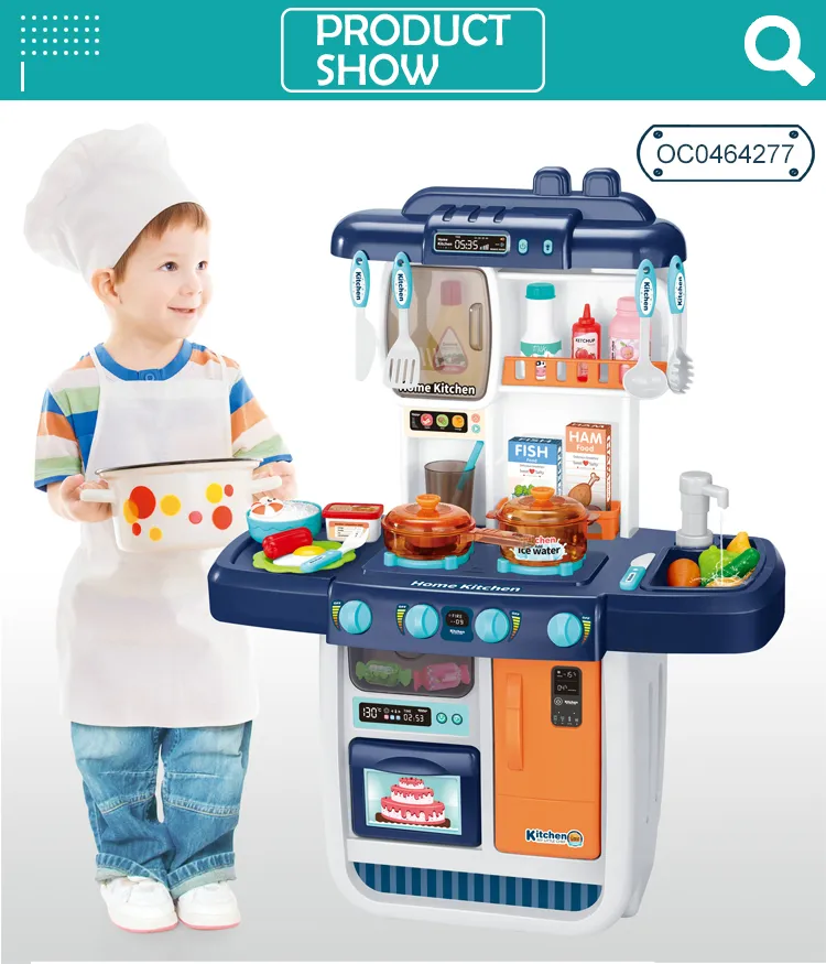 Wholesale New Cute Kitchen Pretend Plastic Children House Role Play Gift Set for Kids