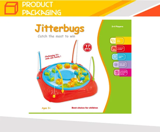 Wholesale Montessori Fishing 17PCS Electric Magnetic Fishing Game Summer Toys for Kids