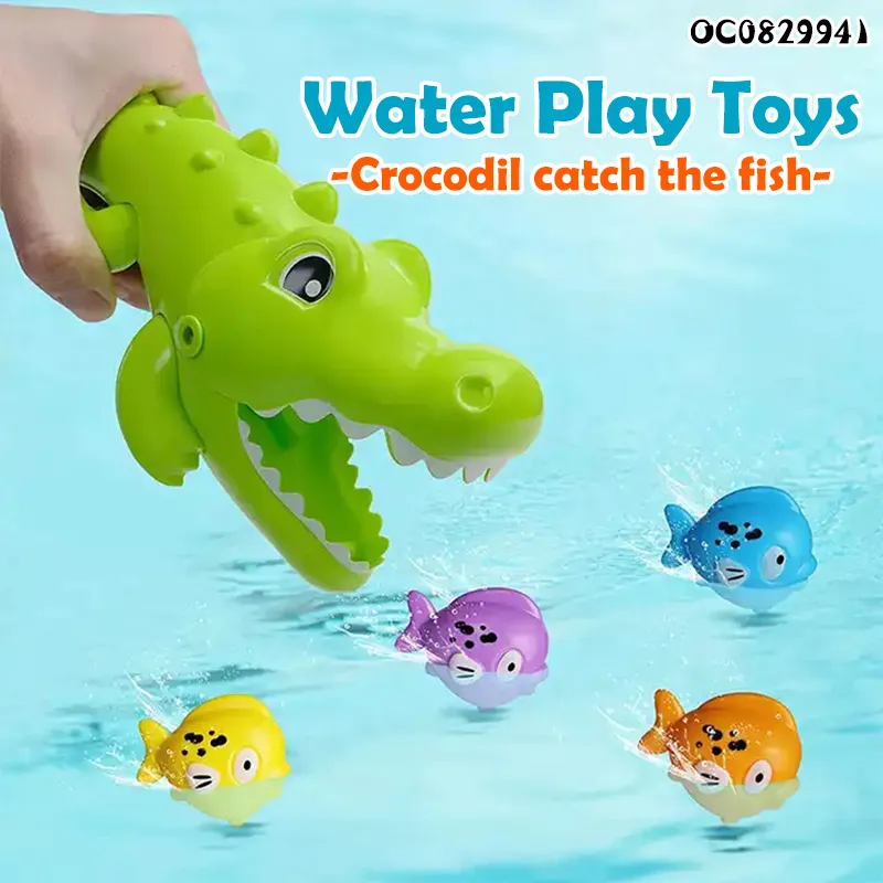 Wholesale Popular Montessori Plastic Animal Fish Catching New Bath Accessories Kids Toys for Playing Water