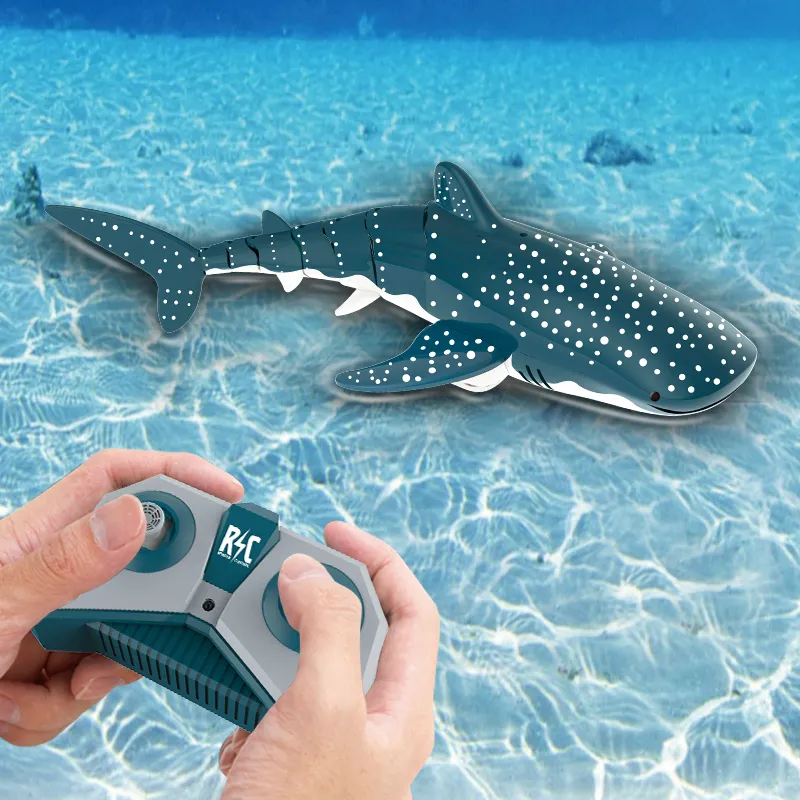 Wholesale Plastic Funny RC Animal Fish Whale Shark Remote Control Water Toy for Kids