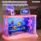 Wholesale Montessori Water Swimming Fishes Tank Sensory Electric Game Lights Toy for Children with LED Electric